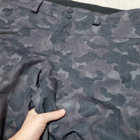 OBERMEYER Malta Snow Ski Pants HydroBlock Waterproof Grey Camo Women's 14 x 32" - Picture 16 of 16